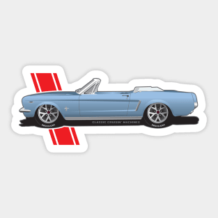 1965 Ford Mustang Convertible Sticker